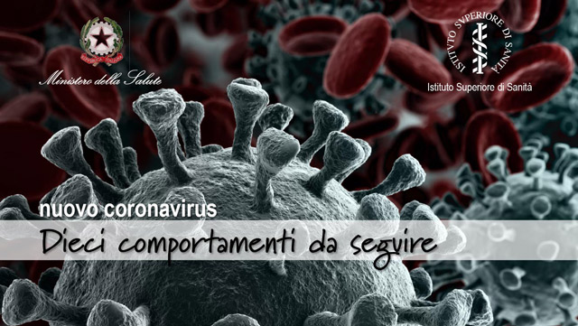 Nuovo Coronavirus – Dieci comportamenti da seguire
